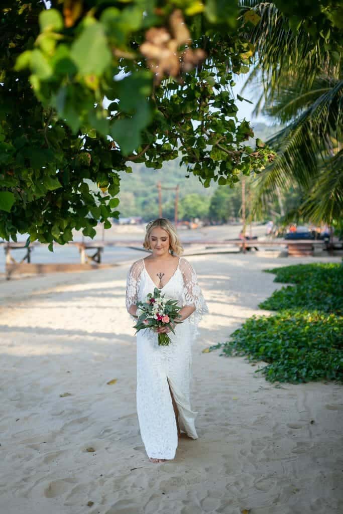 Beach Wedding Photographs - Coconut Island Resort Phuket 36