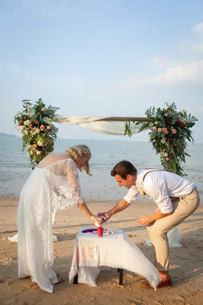 Beach Wedding Photographs - Coconut Island Resort Phuket 54