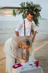 Beach Wedding Photographs - Coconut Island Resort Phuket 56